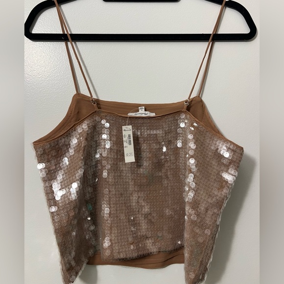 NWT! Madewell sequin square neck cami - Picture 5 of 9